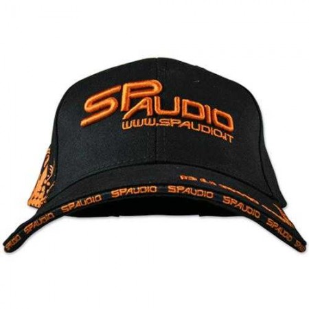 SPAudio Casquette Noir Broderie 3D