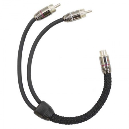 4 Connect 1 RCA Y 0.3 m QNR Stage 3 1F/2M (Quadruple Blindage)