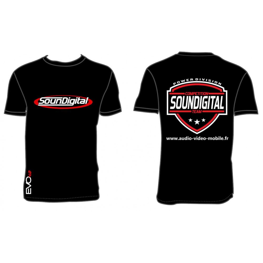 SounDigital T-shirt Noir Homme